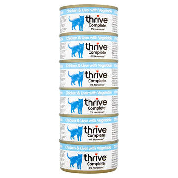THRIVE Complete Chicken & Liver with Vegetables Wet Cat Food 75g - Pets Villa