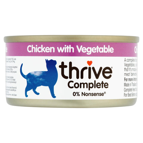 THRIVE Complete Chicken with Vegetables Wet Cat Food 75g - Pets Villa