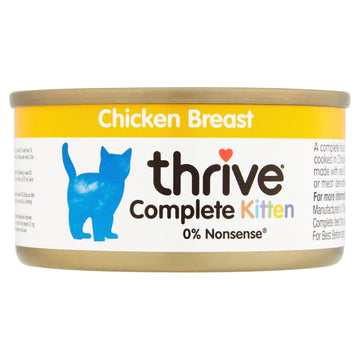 THRIVE Complete Kitten Chicken Breast Wet Kitten Food 75g - Pets Villa