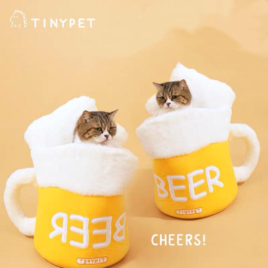 TINYPET Beer Shape Pet Bed - Pets Villa
