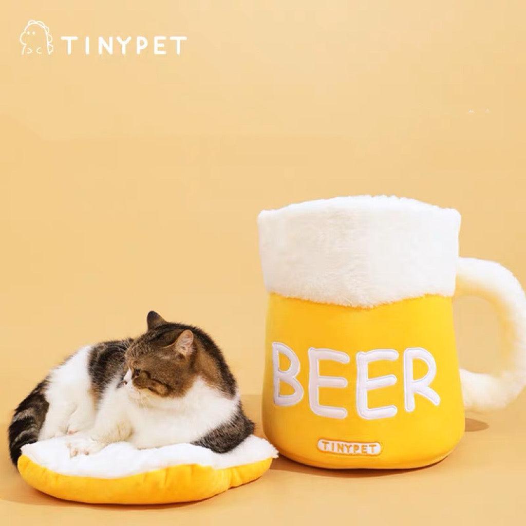 TINYPET Beer Shape Pet Bed - Pets Villa
