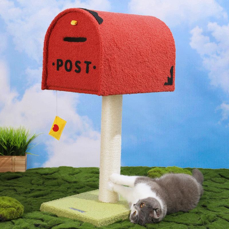 TINYPET Mailbox Cat Tree Scratching Post - Pets Villa