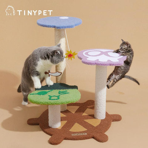 TINYPET Pirate Captain Cat Tree Climbing Frame - Pets Villa