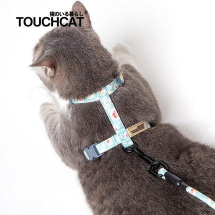 TOUCHCAT Floral Cat Harness - Pets Villa
