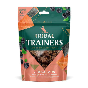 TRIBAL Trainers Salmon with Quinoa & Blackberry Dog Treats 80g - Pets Villa