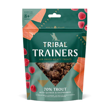 TRIBAL Trainers Trout with Quinoa & Raspberry Dog Treats 80g - Pets Villa