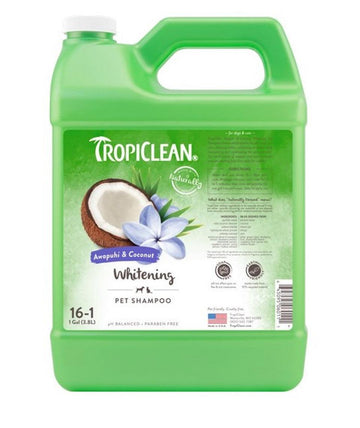 TROPICLEAN Awapuhi and Coconut White Coat Shampoo 3.78L