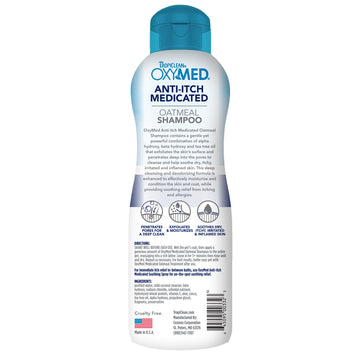 TROPICLEAN OXYMED Anti-Itch Medicated Oatmeal Shampoo