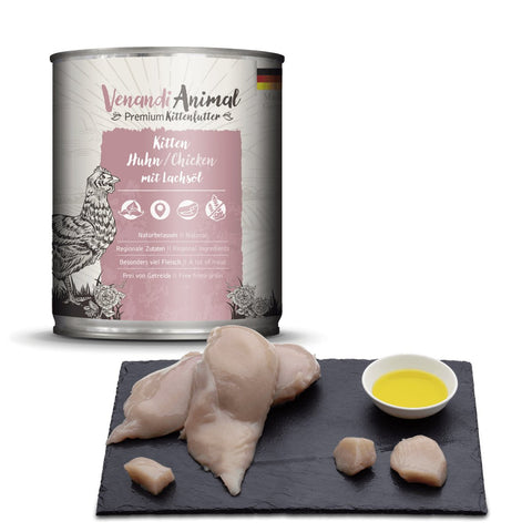 VENANDI ANIMAL Kitten – Chicken with Salmon Oil - Pets Villa