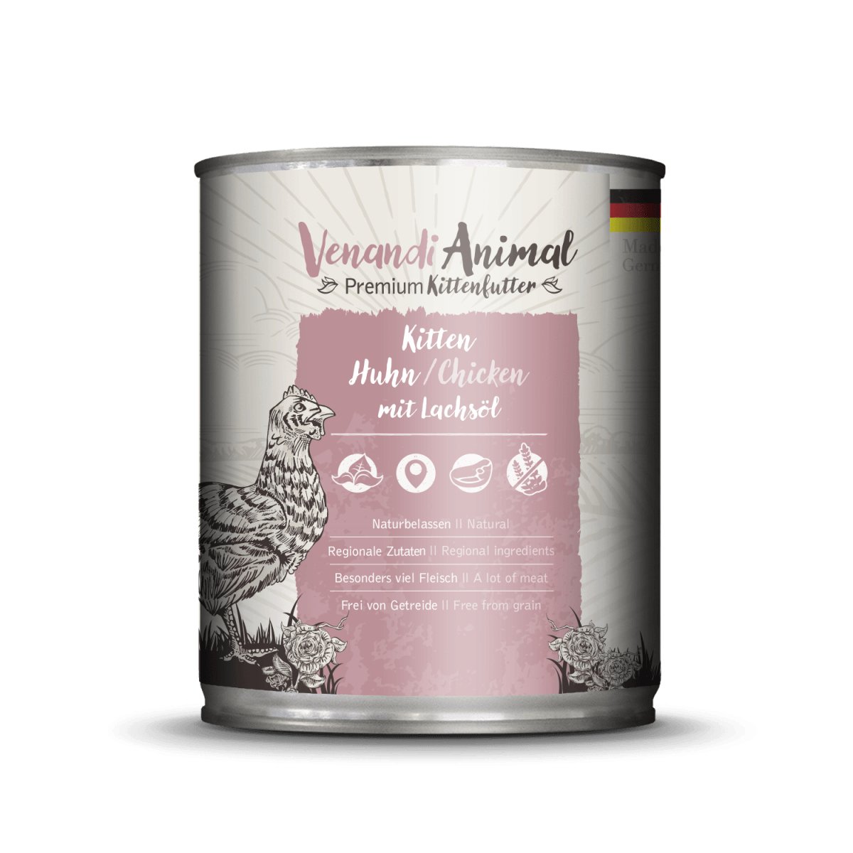 VENANDI ANIMAL Kitten – Chicken with Salmon Oil - Pets Villa