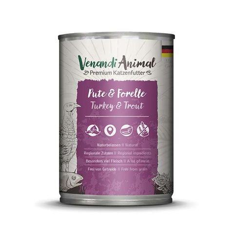 VENANDI ANIMAL Turkey & Trout - Pets Villa