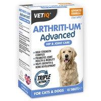 VETIQ Arthriti-UM Advanced Care for Cats and Dogs (Box of 45 Tablets) - Pets Villa