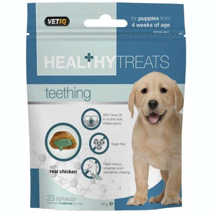 VETIQ Healthy Treats Teething 50g - Pets Villa