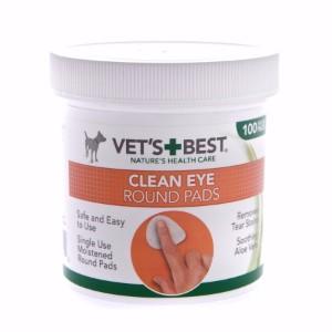 VET'S BEST Clean Dog Eye Soft Wipes 100 Pack - Pets Villa