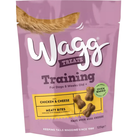 WAGG Training Treats Chicken and Cheese Mini Bones 125g - Pets Villa