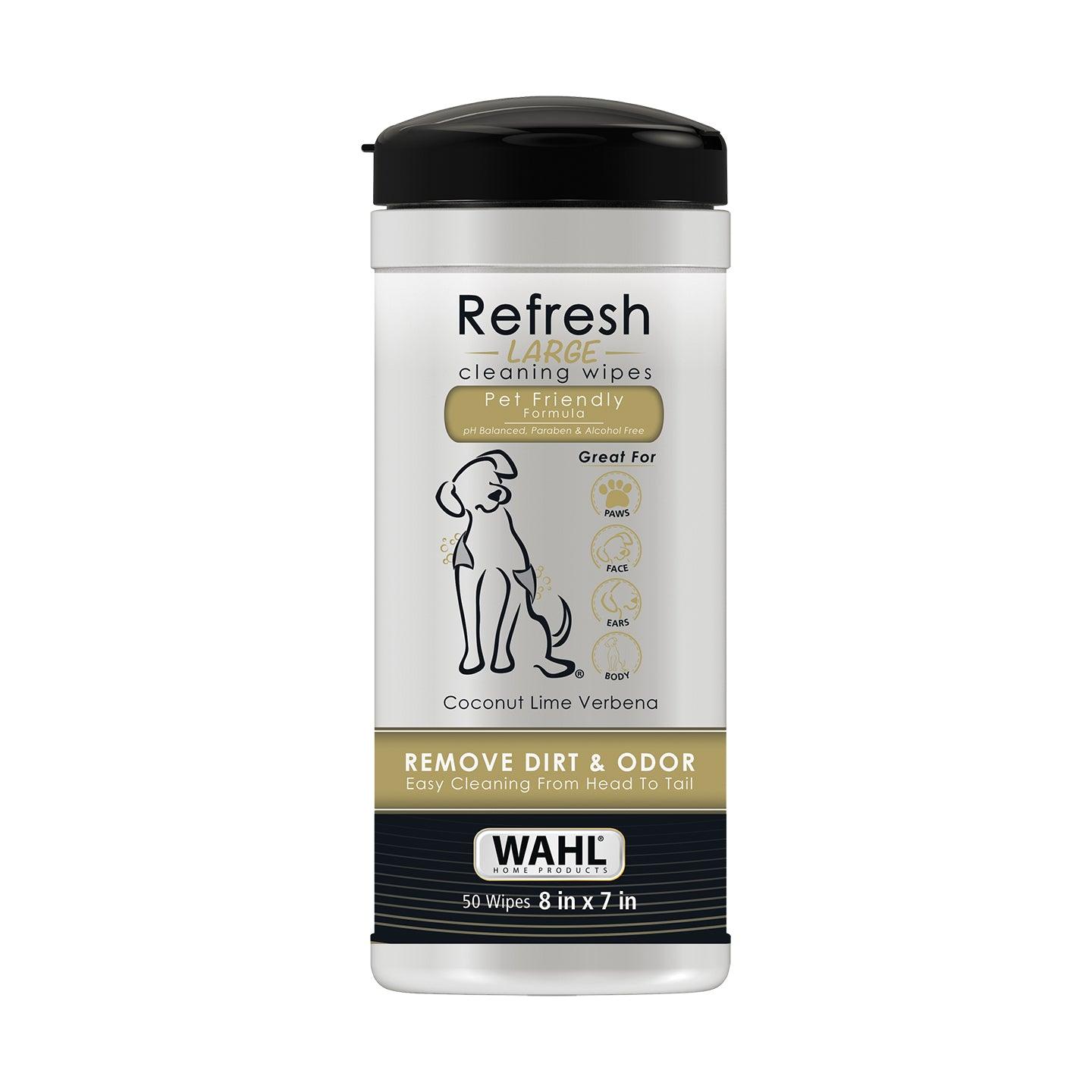 WAHL Dog Cleaning Wipes – Coconut Lime Verbena - Pets Villa