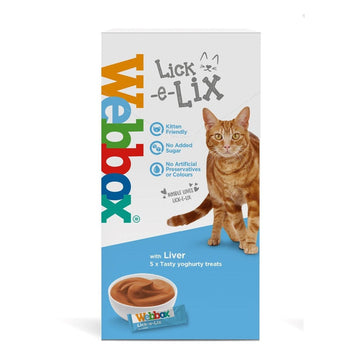 WEBBOX Lick-e-Lix with Liver Cat Treats