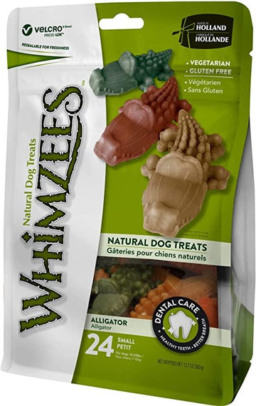 WHIMZEES Alligator Natural Dental Dog Chews - Pets Villa