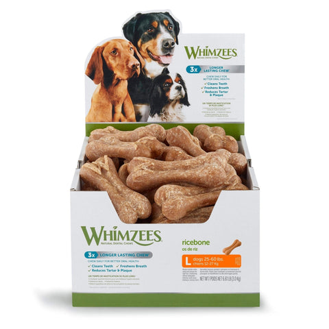 WHIMZEES Rice Bone Medium - Pets Villa