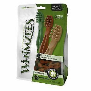 WHIMZEES Toothbrush Daily Dental Treat XS - Pets Villa