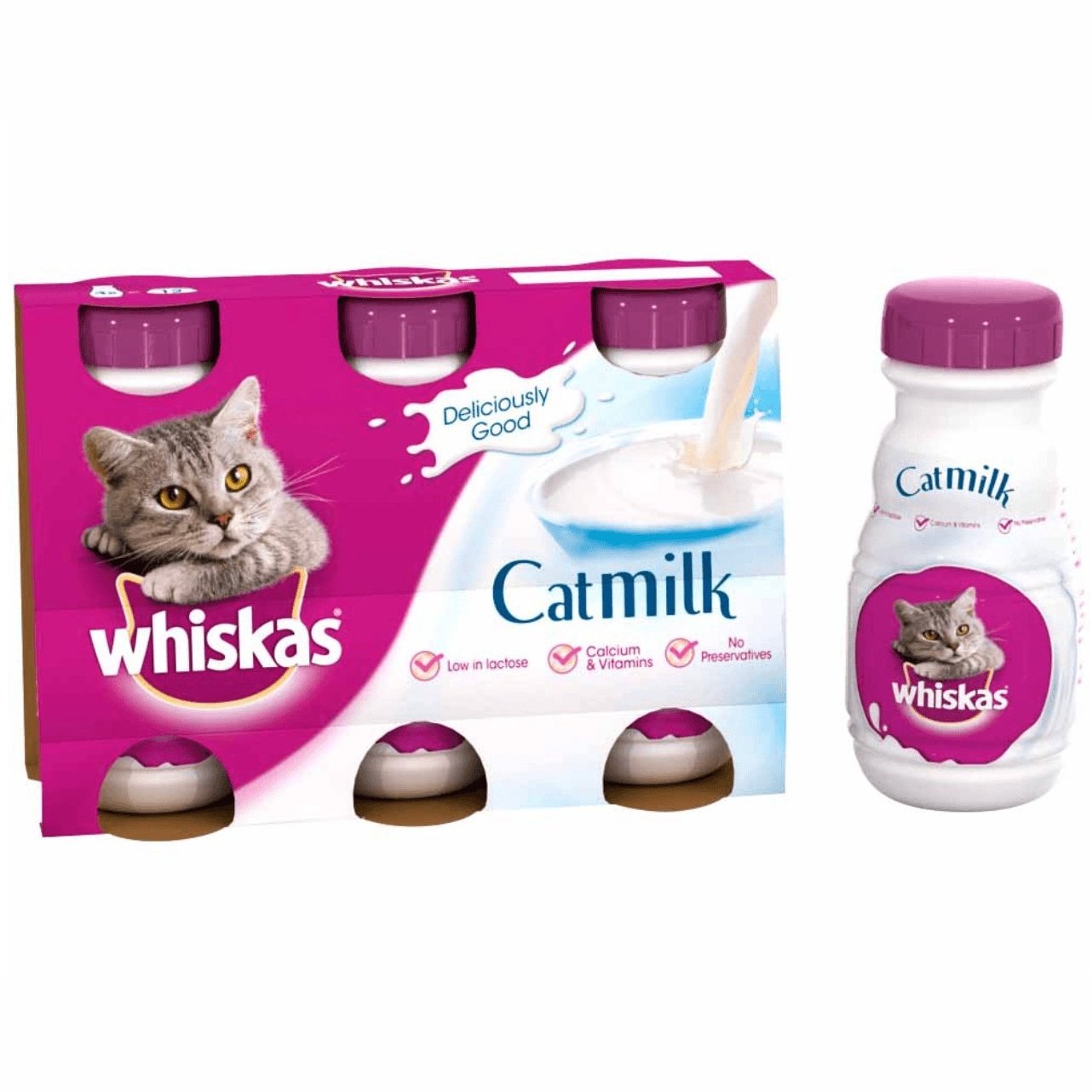 WHISKAS Cat Milk (3x200ml) - Pets Villa