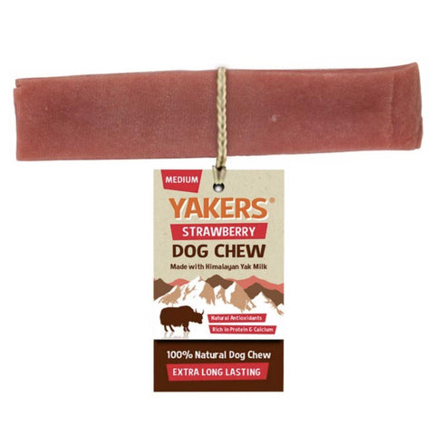 YAKERS Dog Chew Strawberry - Pets Villa