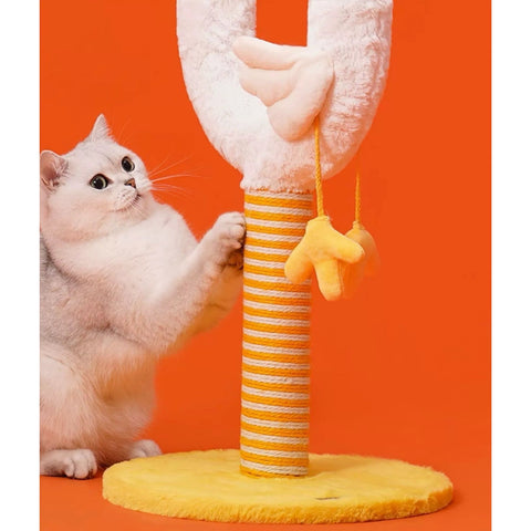 ZEZE Chicken Cat Scratching Post - Pets Villa