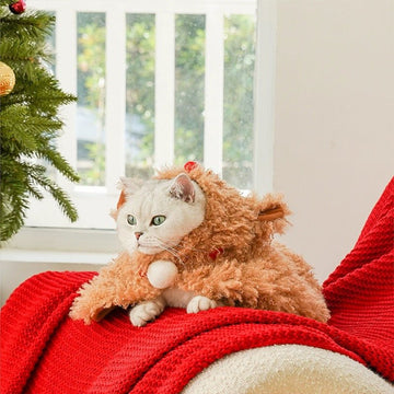 ZEZE Christmas Reindeer Pet Cloak