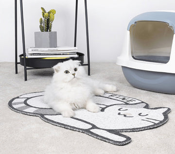 ZEZE Fancy Printed Cat Litter Mat