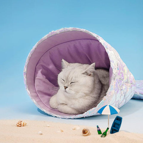 ZEZE Mermaid Pet Bed - Pets Villa