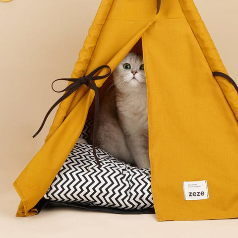 ZEZE Nordic Style TeePee Pet Tent - Pets Villa