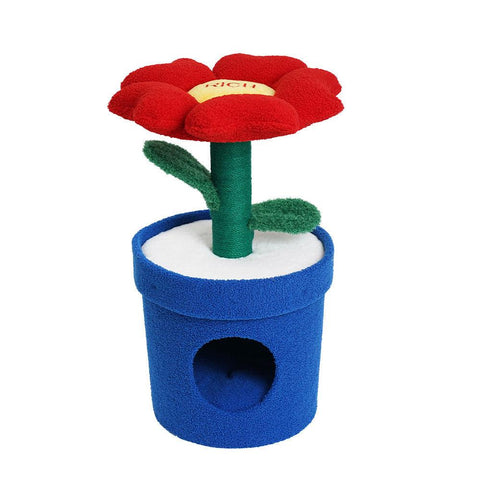 ZEZE Rich Flower Cat Bed & Tree - Pets Villa