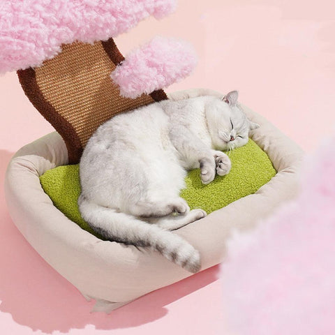 ZEZE Sakura Cat Scratching Pad & Bed - Pets Villa