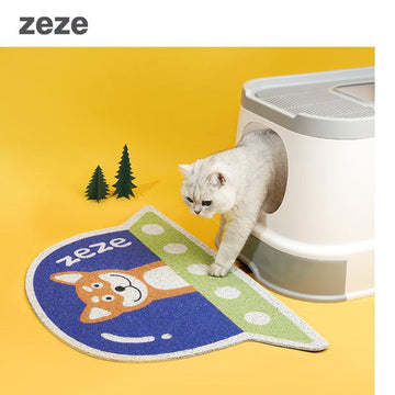 ZEZE Sheba Cat Litter Mat - Pets Villa