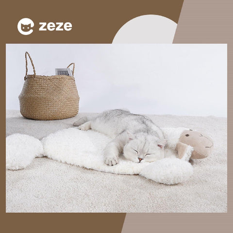 ZEZE Sheep Mat - Pets Villa