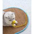 ZEZE Sisal Cat Scratching Mat with Magic Tape - Pets Villa