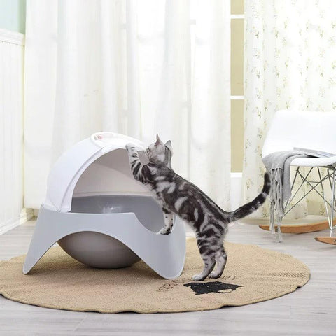 ZEZE Space Cat Litter Box - Pets Villa