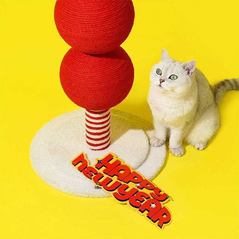 ZEZE Sugar-Coated Haws Cat Scratcher - Pets Villa