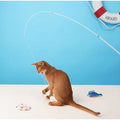 ZEZE Telescopic Fishing Rod Cat Teaser - Pets Villa