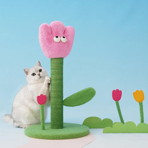 ZEZE Tulip Scratching Post - Pets Villa