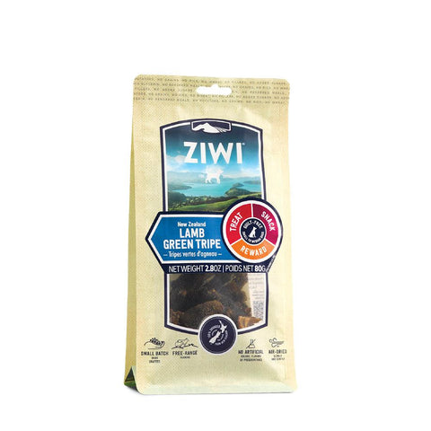 ZIWI PEAK Dog Lamb Green Tripe Dog Treat 80g - Pets Villa