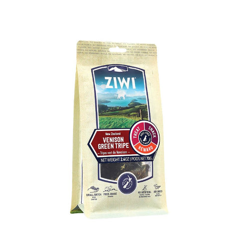 ZIWI PEAK Venison Green Tripe Dog Treats 70g - Pets Villa